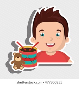 boy toys happy cartoon