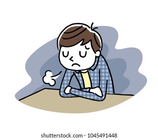 Boy Reading Stock Vector (Royalty Free) 286944758 | Shutterstock