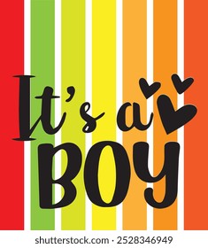 Ein Boy T-Shirt Vektordesign.