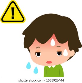 Boy with an unusual physical condition