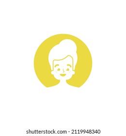 Icono de perfil de usuario secundario. Símbolo de foro de avatar. Marcador de posición para redes sociales, foros.