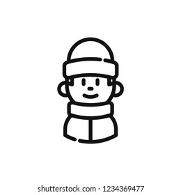 Boy vector icon