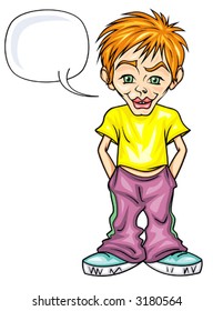 Boy. Vector Illustration