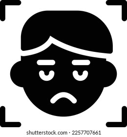 boy Vector illustration on a transparent background. Premium quality symmbols. Glyphs vector icons for concept and graphic design. 
