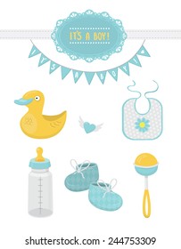 ' Its a boy! ' vector set
