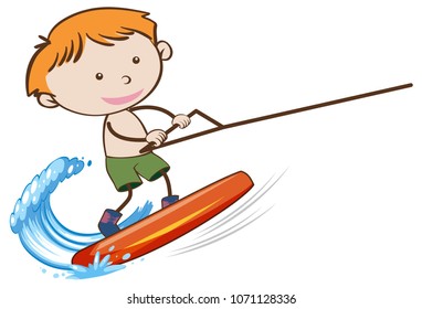 28 Wakeboarding drawing black and white Images, Stock Photos & Vectors ...