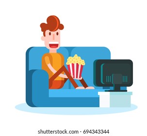 19,993 Eating popcorn Stock Illustrations, Images & Vectors | Shutterstock