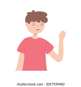 icono de la mano del niño