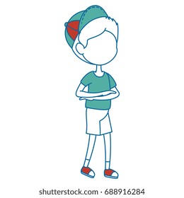 boy wearing a cap icon