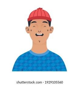 boy wearing hat character man