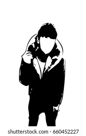 boy wearing a sweater 