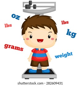 Boy Weighing