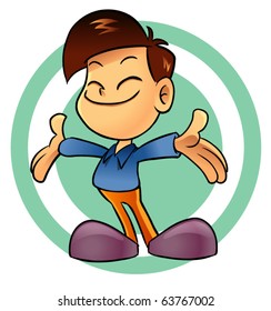 boy welcome
