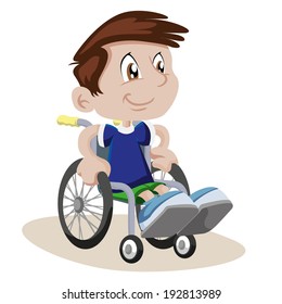 Boy in a Wheelchair 