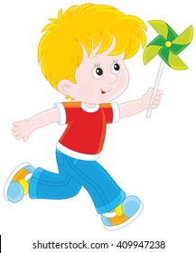 Boy with a whirligig