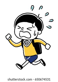 boy who is late