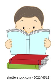 The boy who likes reading