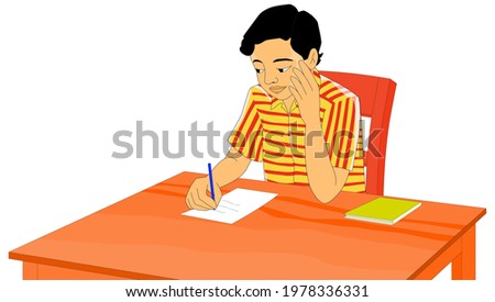 Similar – Image, Stock Photo The boy with paper airplanes