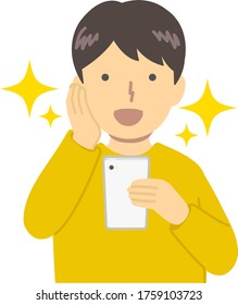 Boy in yellow clothes / joy