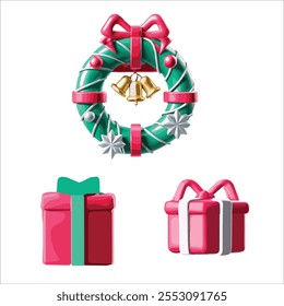 A boya and gift vector typically depicts a cheerful boy holding or presenting a gift box, often wrapped in vibrant paper and tied with a ribbon. This design symbolizes generosity.