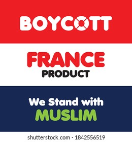 Boycott France Banner Design Images,photo & Vector