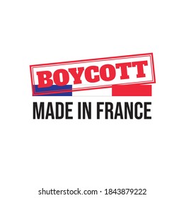 Boycott Product Of France Stock Image