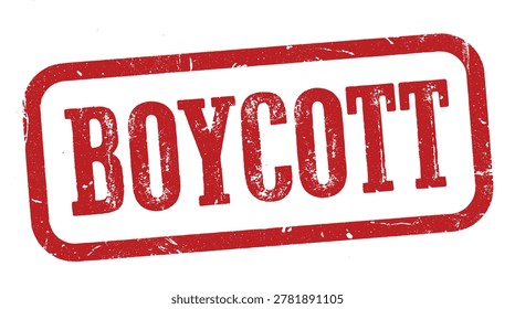 Boycott rubber stamp collection in a distressed texture, featuring protest, resistance, dissent, choice, and disagreement