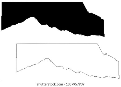 Boyd County, Nebraska (U.S. county, United States of America, USA, U.S., US) map vector illustration, scribble sketch Boyd map