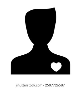 boyfriend icon vector illustration graphic design