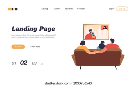 Boyfriend secretly cheating on girlfriend. Couple with friend watching news on sofa, man holding hands with other woman flat vector illustration. Betrayal, cheating concept for banner, website design