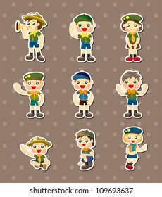 Boy/girl Scout  Stickers