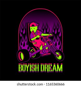 Boyish Dream TShirt Design