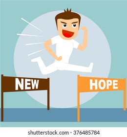 Boys cartoon character - move on 