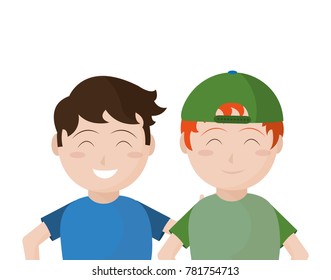 Boys cartoons design