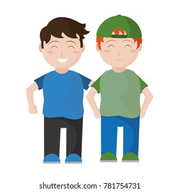 Boys cartoons design