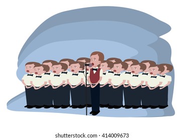 boys choir cartoon
