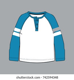 boys flat sketch template isolated