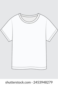 boys and girls basic t-shirt tee shirt 