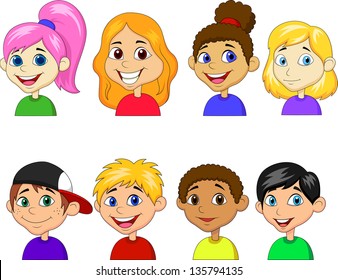 boys and girls cartoon