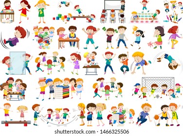 Boys Girls Children Educational Fun Activty Stock Vector (Royalty Free ...