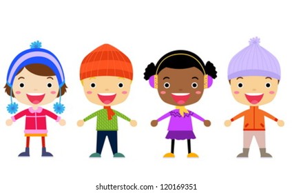  Boys and girls,winter