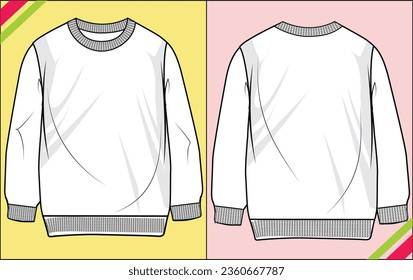 
BOYS MEN SWEATSHIRT ILLUSTRATION VECTOR