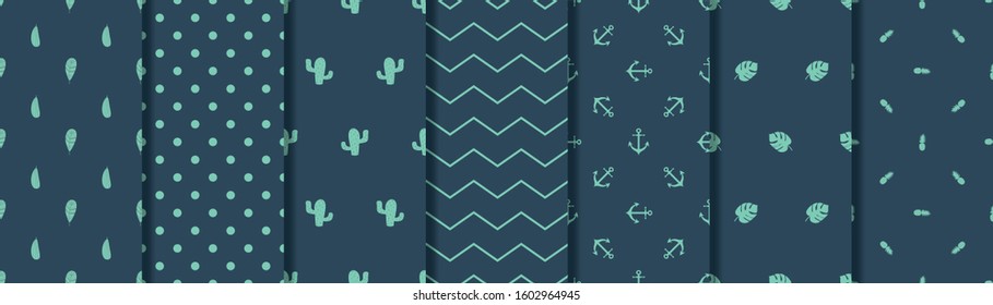 Boys pattern clothing set Male seamless pattern Men simple background wallpaper for textile fabric collection