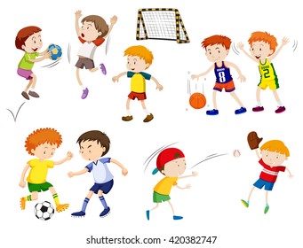 17,769 Kids Play Ball Drawing Images, Stock Photos & Vectors | Shutterstock