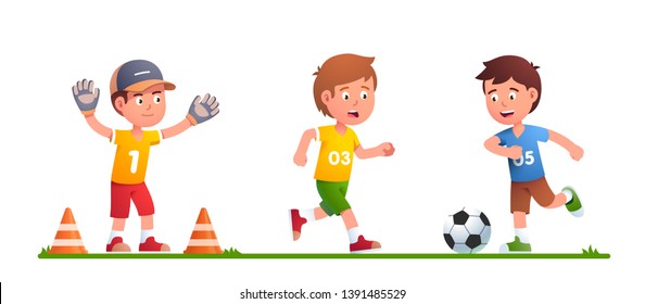 Cartoon Kicking Ball Images Stock Photos Vectors Shutterstock