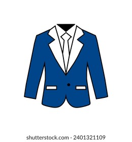 boys school uniform-icon. Simple vector sign