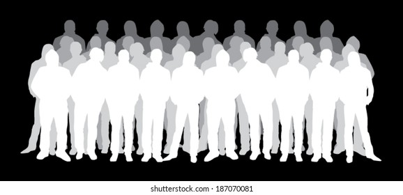 Boys silhouettes