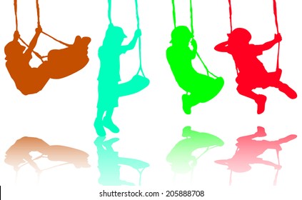 Boys silhouettes