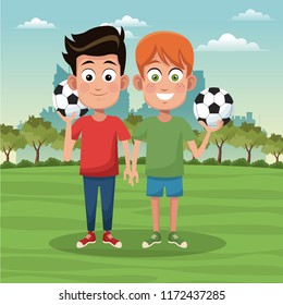 boys and soccer