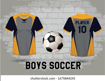 Boys soccer/football team t shirts school players team players 